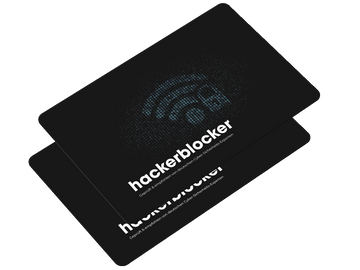 RFID & NFC Blocker Karte - hackerblocker - Das Original - 2er Pack