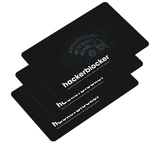 RFID & NFC Blocker Karte - hackerblocker - Das Original - 3er Pack
